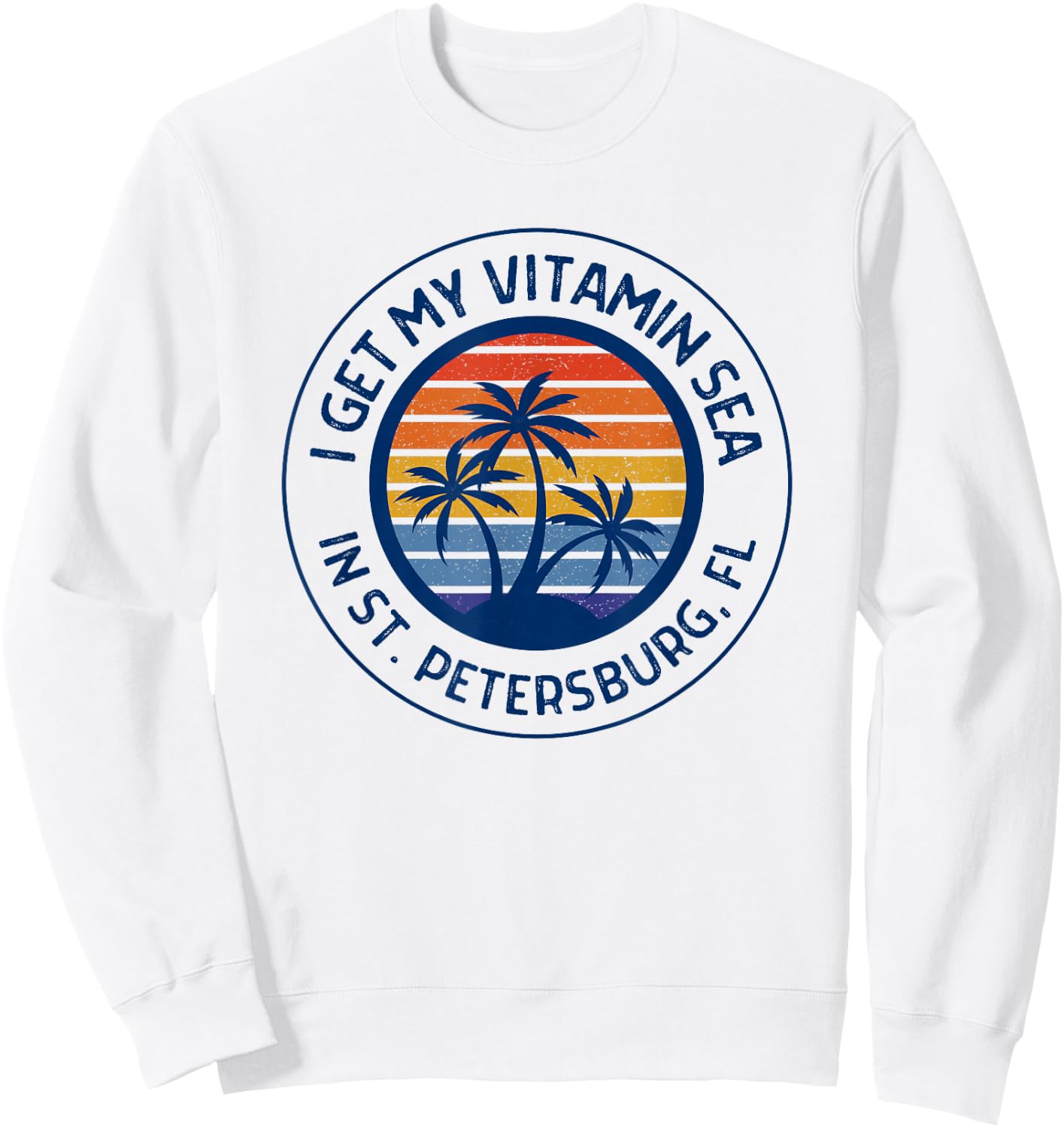 St Pete Beach Saint Petersburg Florida St Pete Vacation Women Kids Sweatshirt - Sweatshirt | White