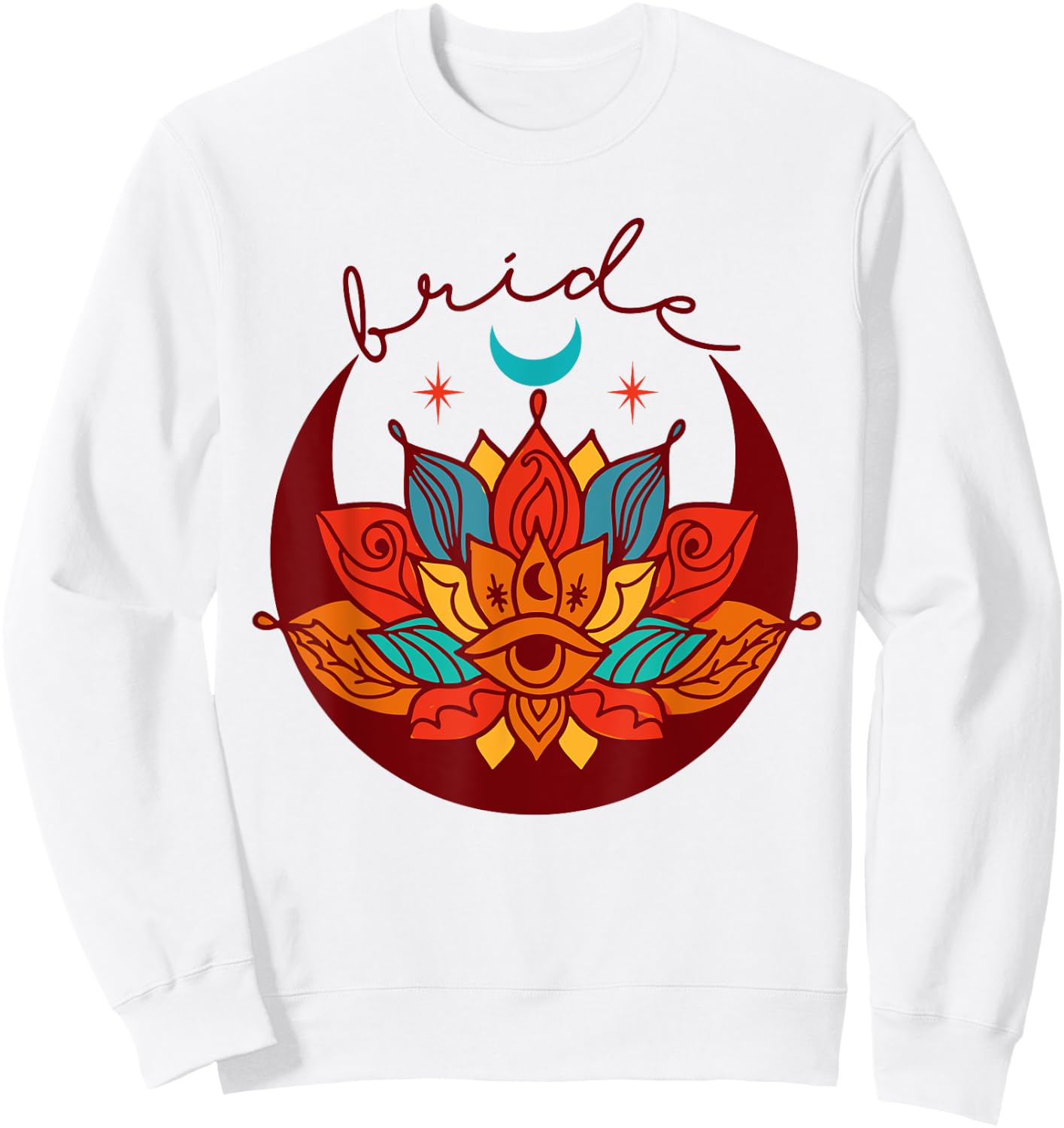 Bridal Celestial Mystical Bachelorette Party Bride To Be Sweatshirt - Sweatshirt | White