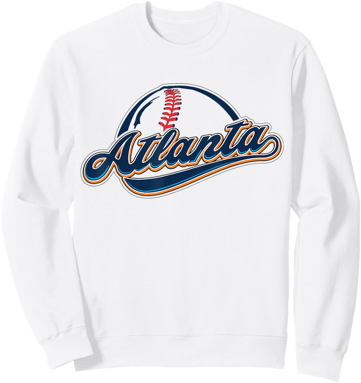 Atlanta 2022 - Baseball Lovers Sweatshirt - Sweatshirt | White