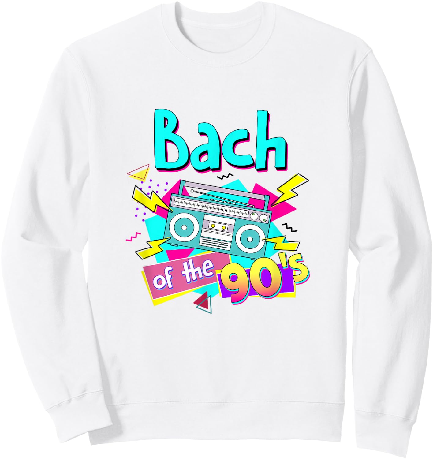 Bach Of The 90's Bridesmaids 90s Theme Bachelorette Matching Sweatshirt - Sweatshirt | White