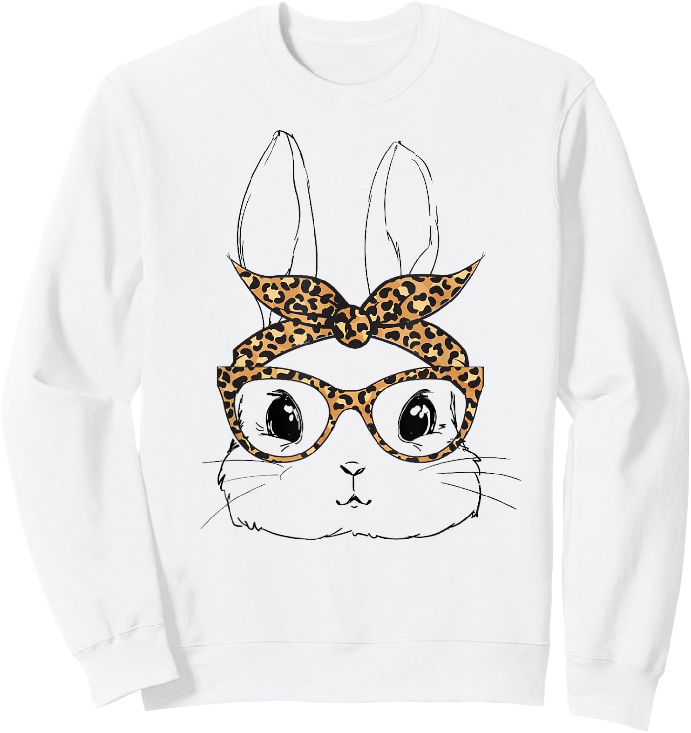 Easter Shirts For Kids Easter T Shirts Women Bunny Sunglass Sweatshirt - Sweatshirt | White