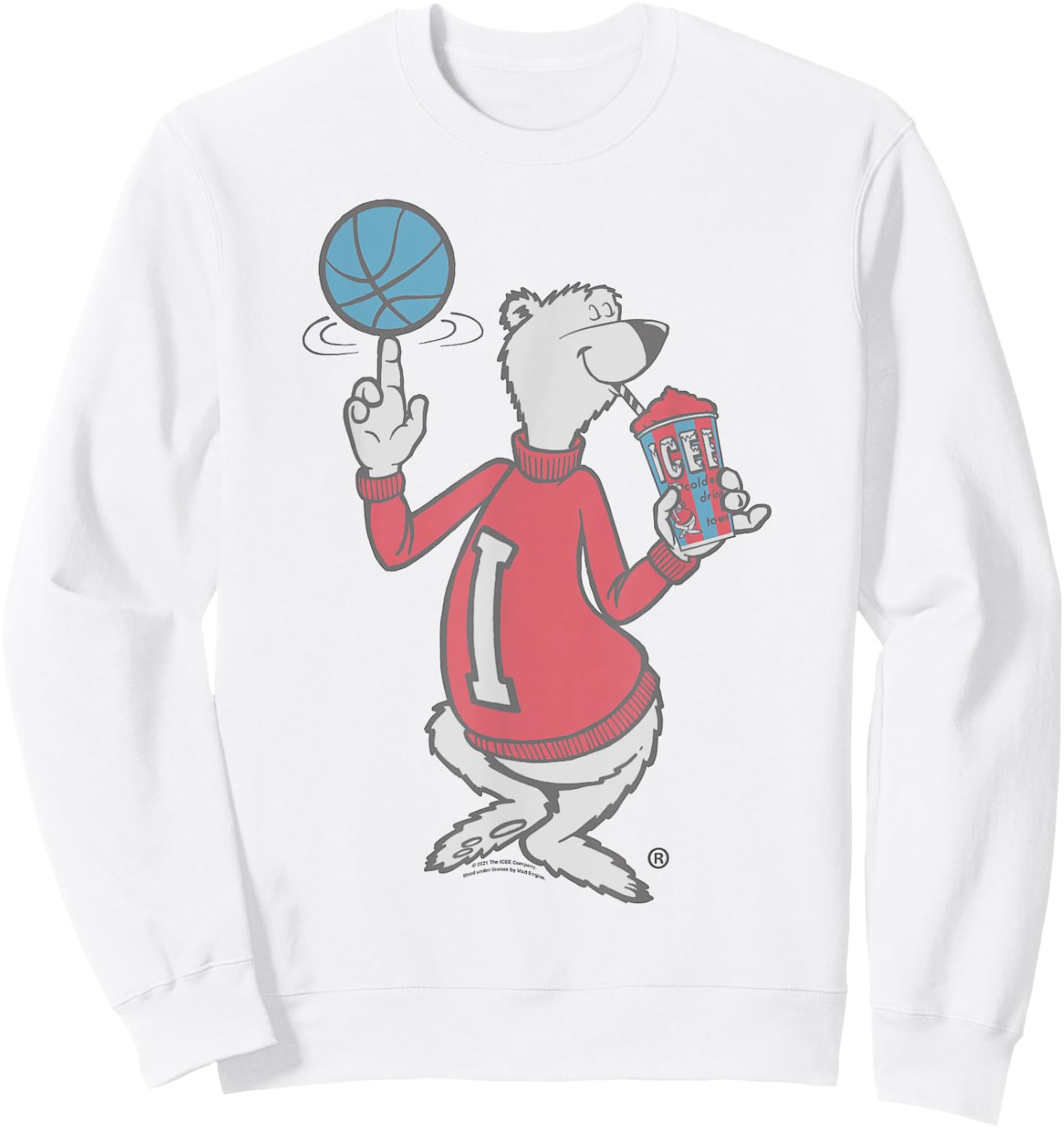 ICEE Bear Classic Basketball Collegiate Sweatshirt - Sweatshirt | White