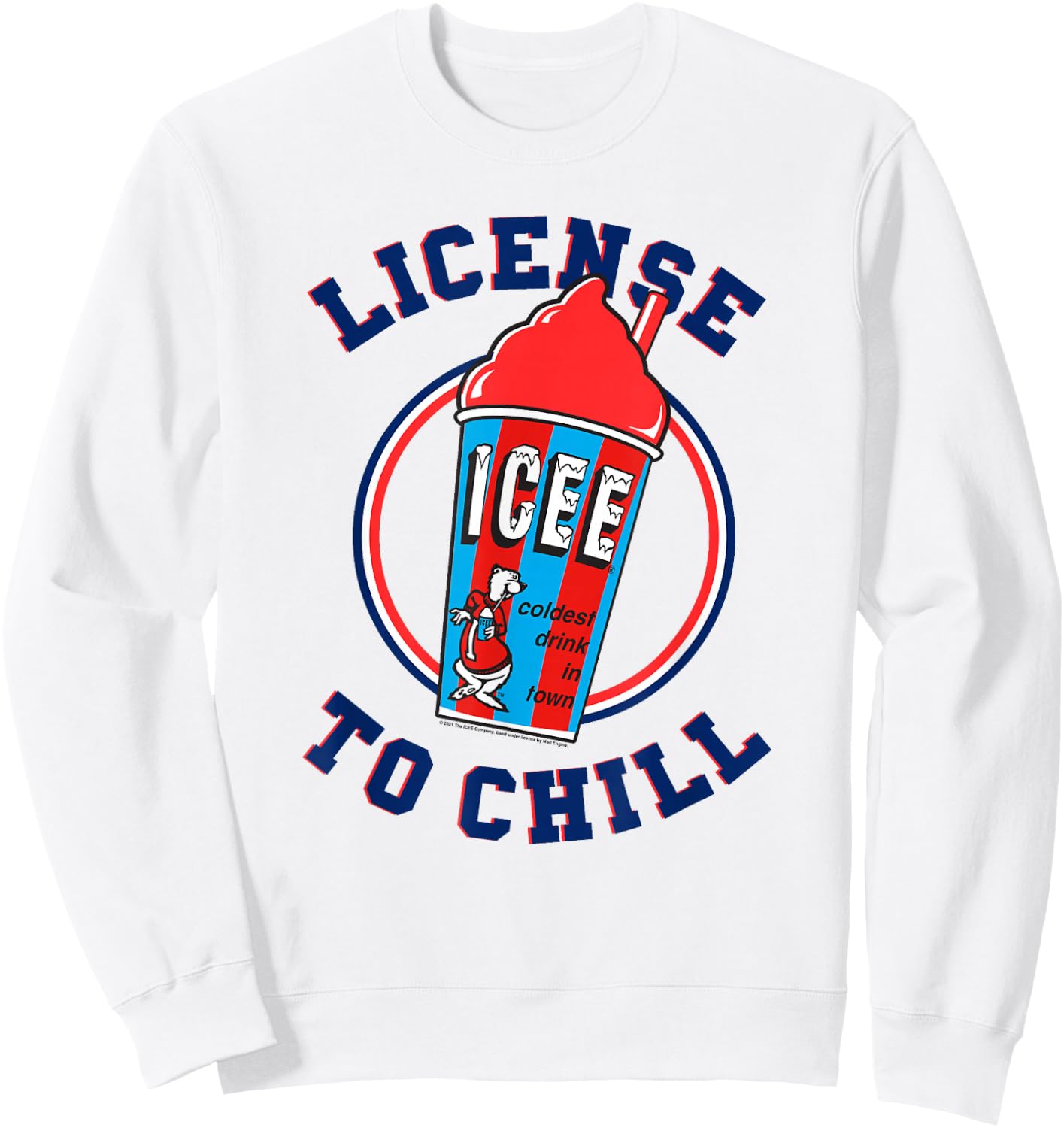ICEE Classic License To Chill Sweatshirt - Sweatshirt | White