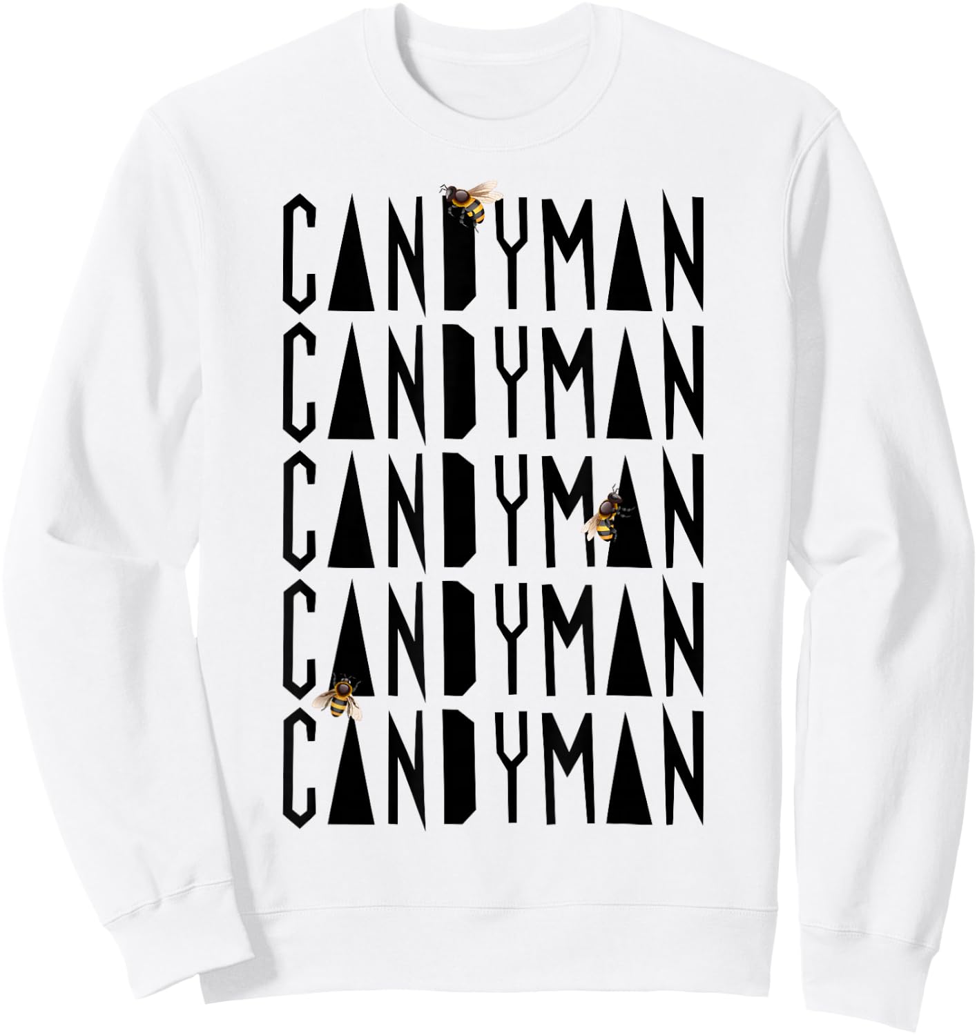 Candyman Bees Funny Urban Legend Scary Halloween Sweatshirt - Sweatshirt | White