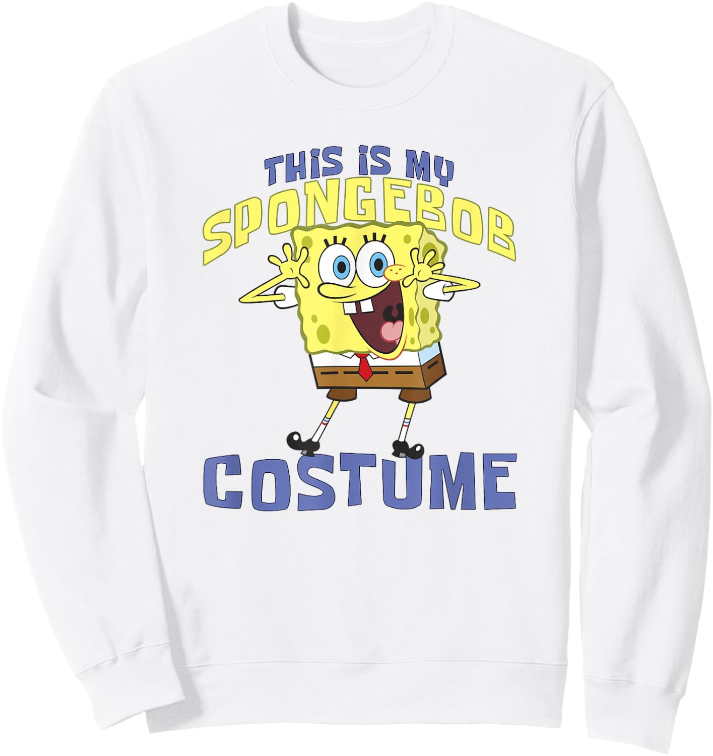 SpongeBob SquarePants Halloween This Is My SpongeBob Costume Sweatshirt - Sweatshirt | White