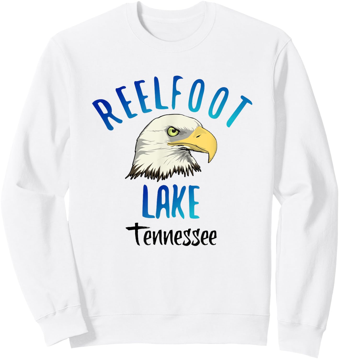 Reelfoot Lake State Park Tennessee Bald Eagle Sweatshirt - Sweatshirt | White