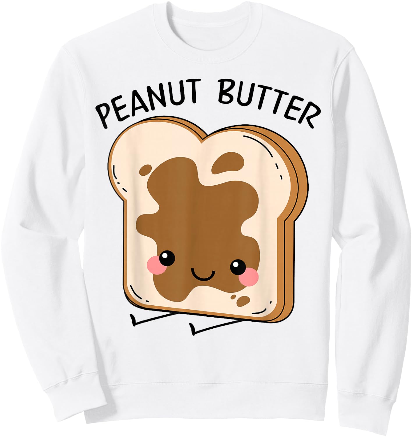 Peanut Butter Matching Halloween Costume Set DIY Jelly Shirt Sweatshirt - Sweatshirt | White