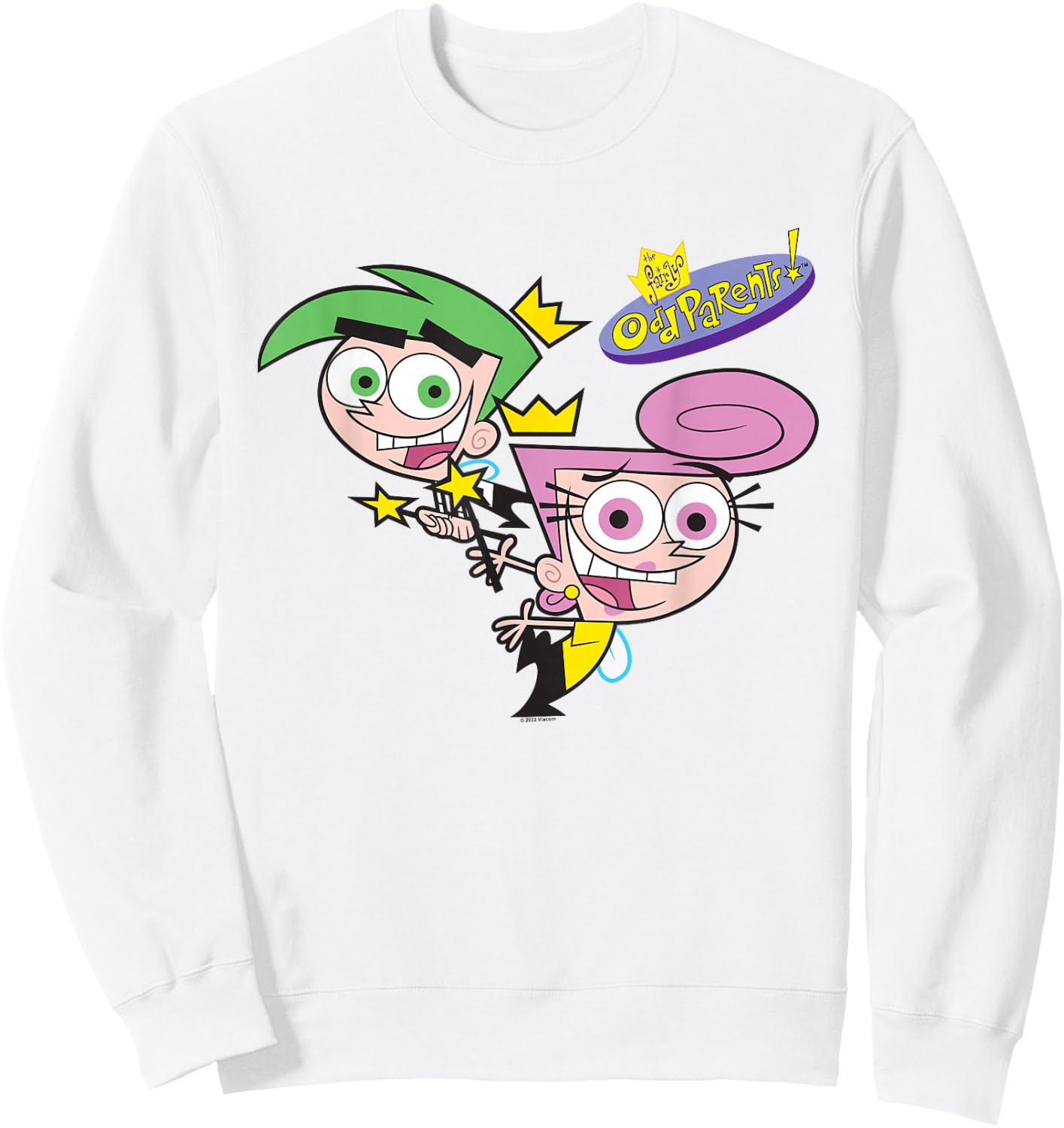 The Fairly OddParents Starring Cosmo and Wanda Sweatshirt - Sweatshirt | White