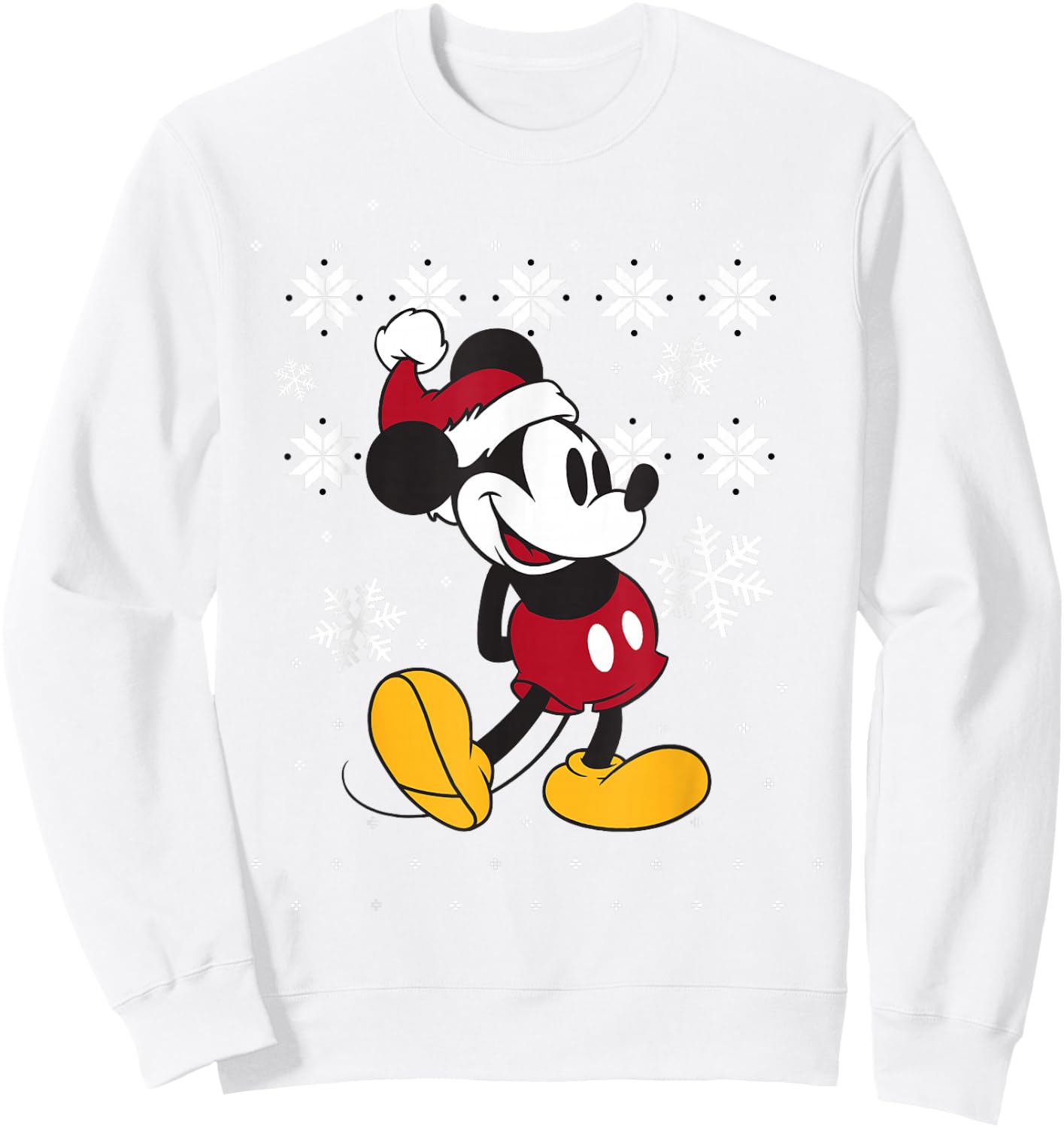 Disney - Mickey Mouse Winter Spirit Sweatshirt - Sweatshirt | White