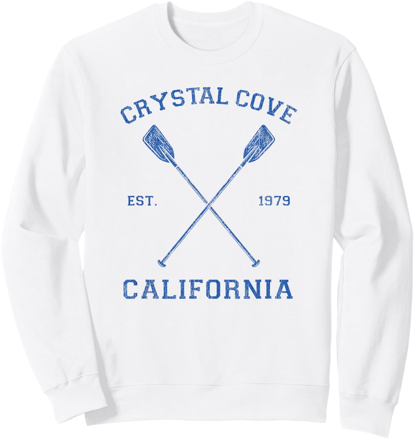 Vintage Crystal Cove Vacation Sweatshirt - Sweatshirt | White