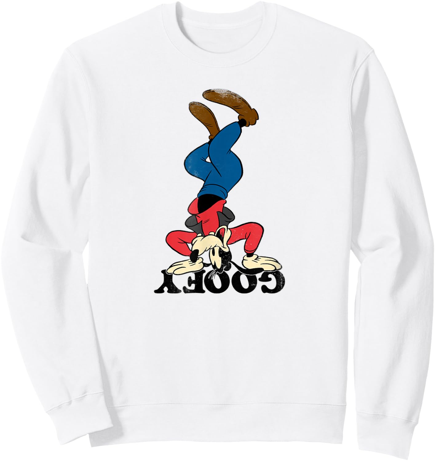 Disney - Goofy Handstand Sweatshirt - Sweatshirt | White