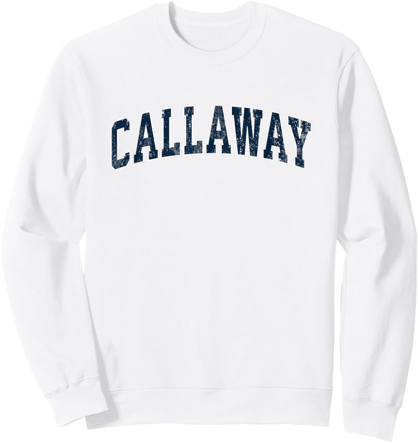 Callaway Florida FL Vintage Sports Design Navy Design Sweatshirt - Sweatshirt | White
