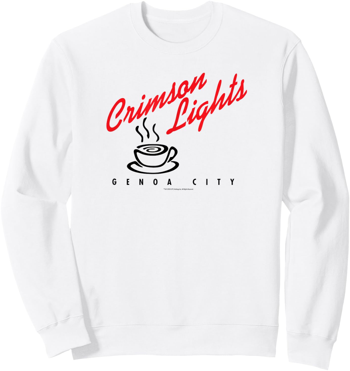 The Young and the Restless Crimson Lights Sweatshirt - Sweatshirt | White