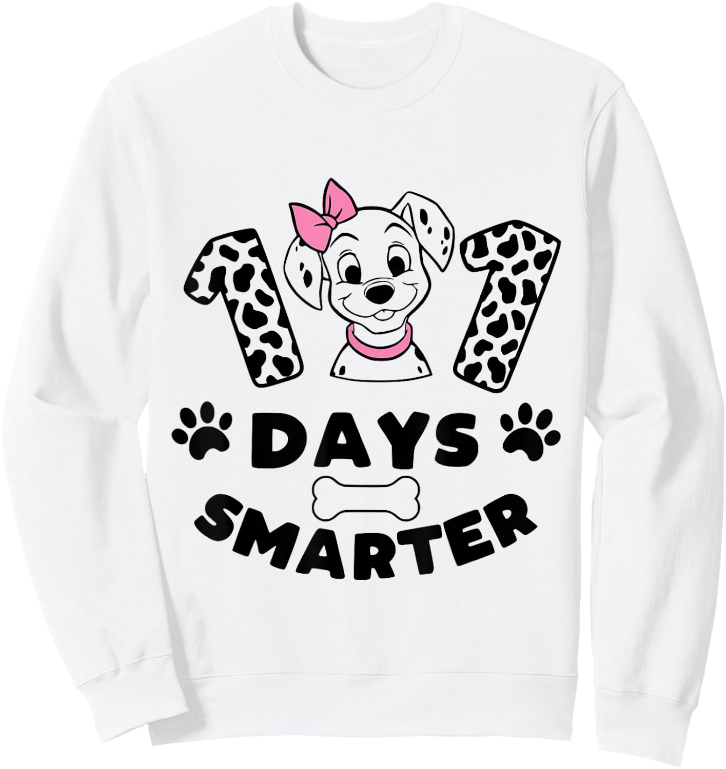 100th Day Of School 101 Days Smarter 100 for Boys Girls Kids Sweatshirt - Sweatshirt | White