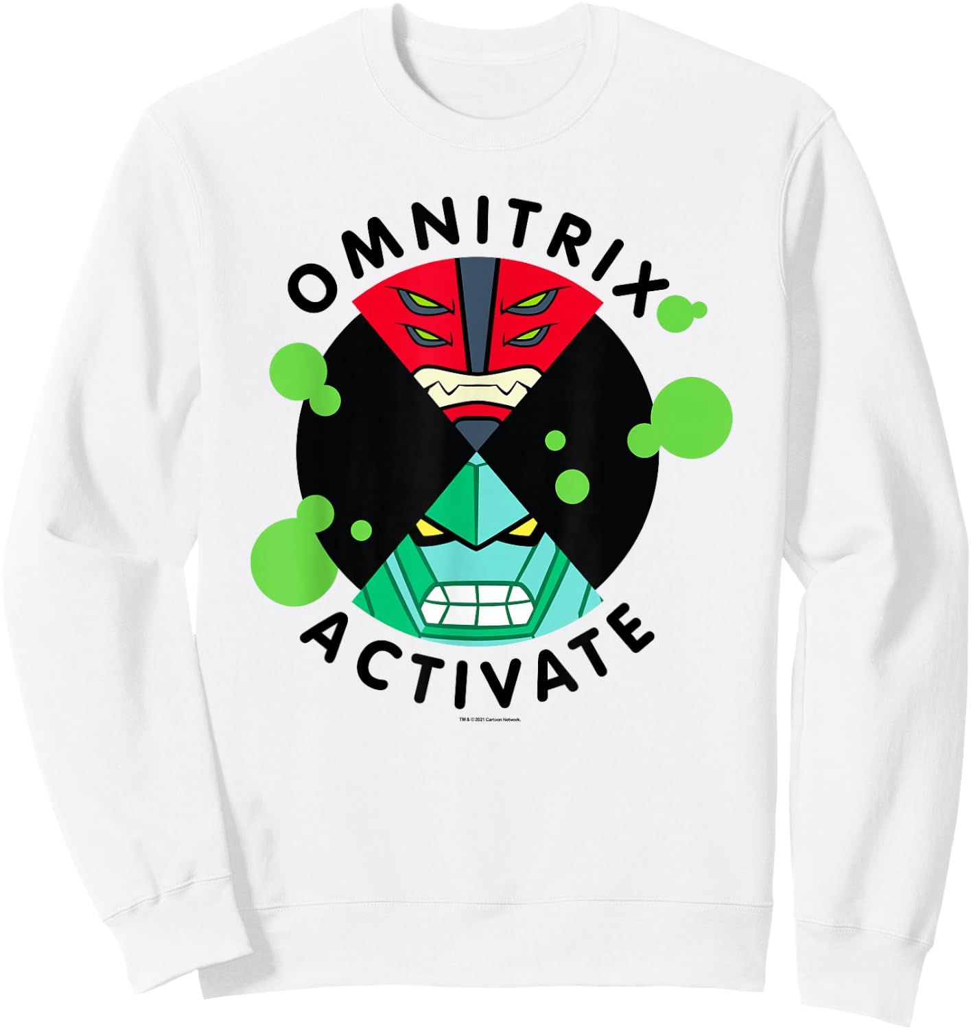 Ben 10 Omnitrix Activate Sweatshirt - Sweatshirt | White