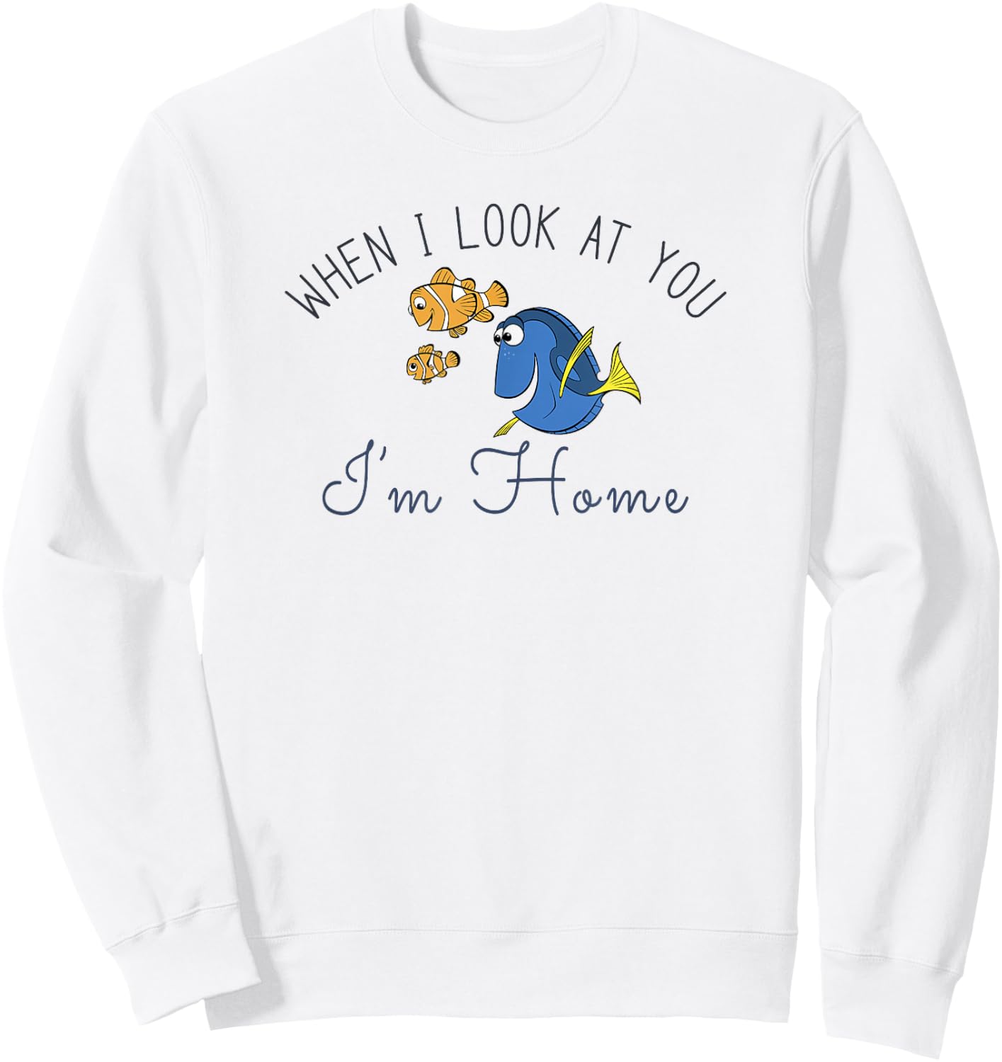 Disney Pixar Finding Nemo Group Shot Home With You Sweatshirt - Sweatshirt | White