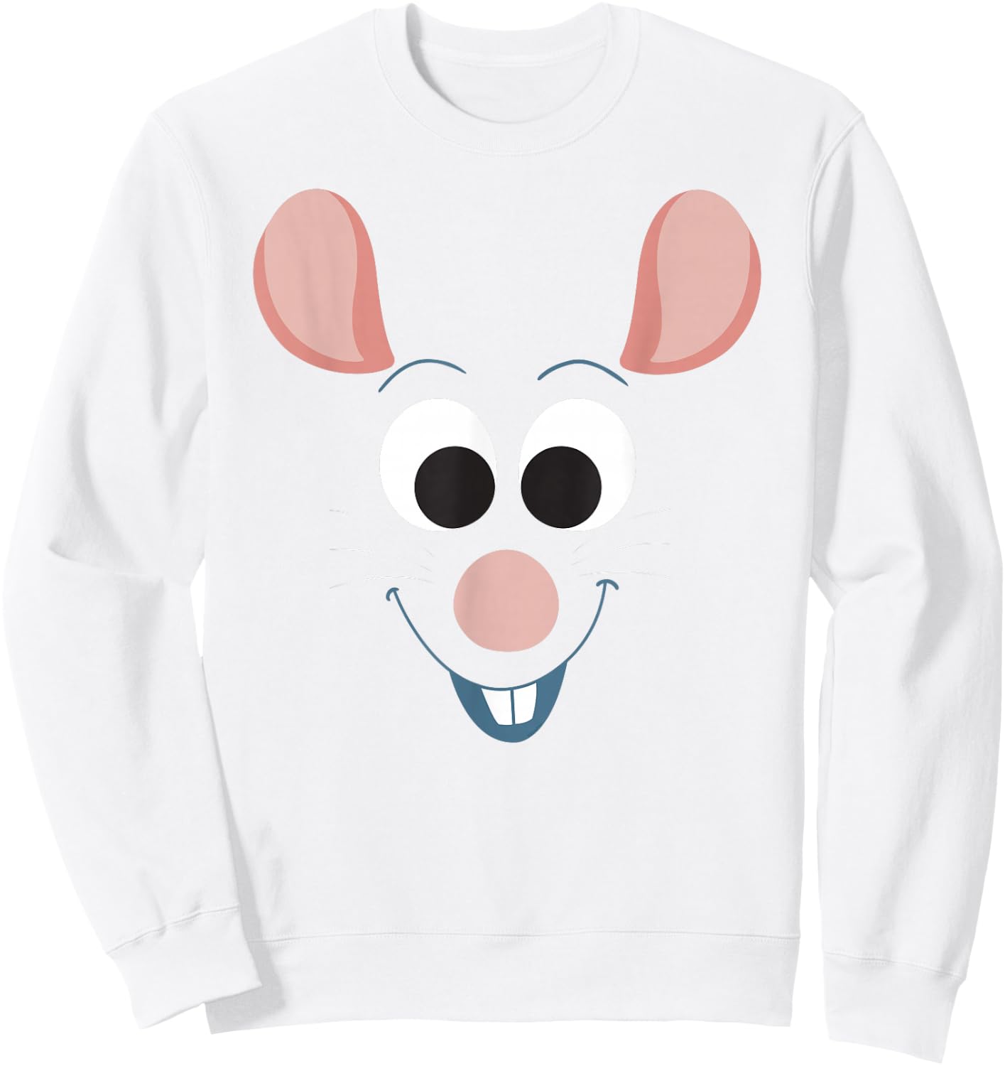 Disney Pixar Ratatouille Remy Character Face Sweatshirt - Sweatshirt | White