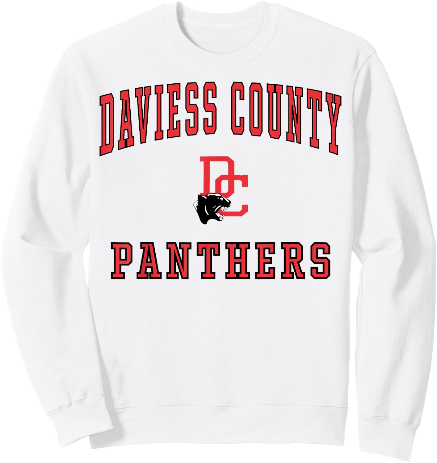 Daviess County High School Panthers C1 Sweatshirt - Sweatshirt | White