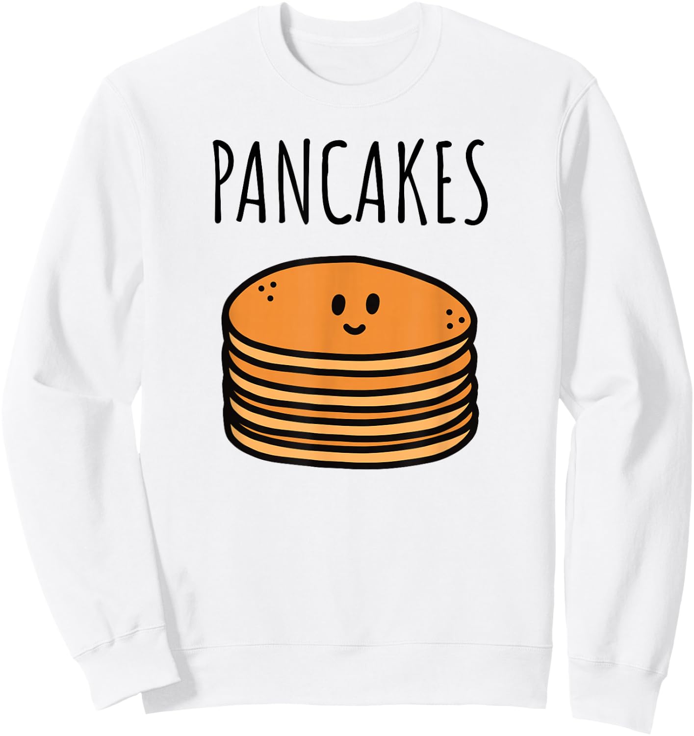 Pancakes Syrup Matching Couple Costume BFF Halloween Funny Sweatshirt - Sweatshirt | White