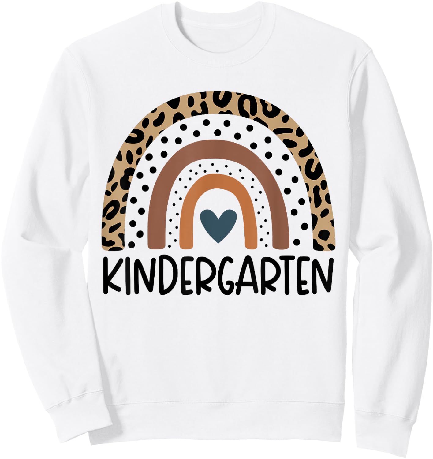 Kindergarten Rainbow teacher Welcome Back To School Teacher Sweatshirt - Sweatshirt | White