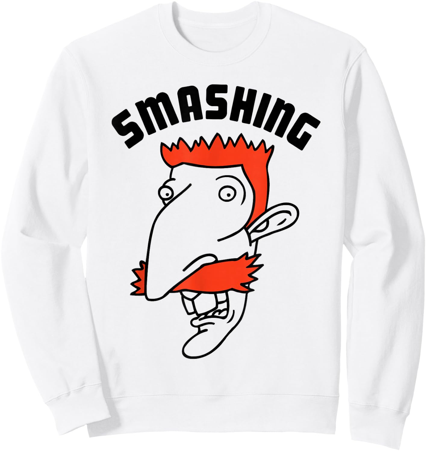 The Wild Thornberrys "Smashing" Nigel's Head Sweatshirt - Sweatshirt | White