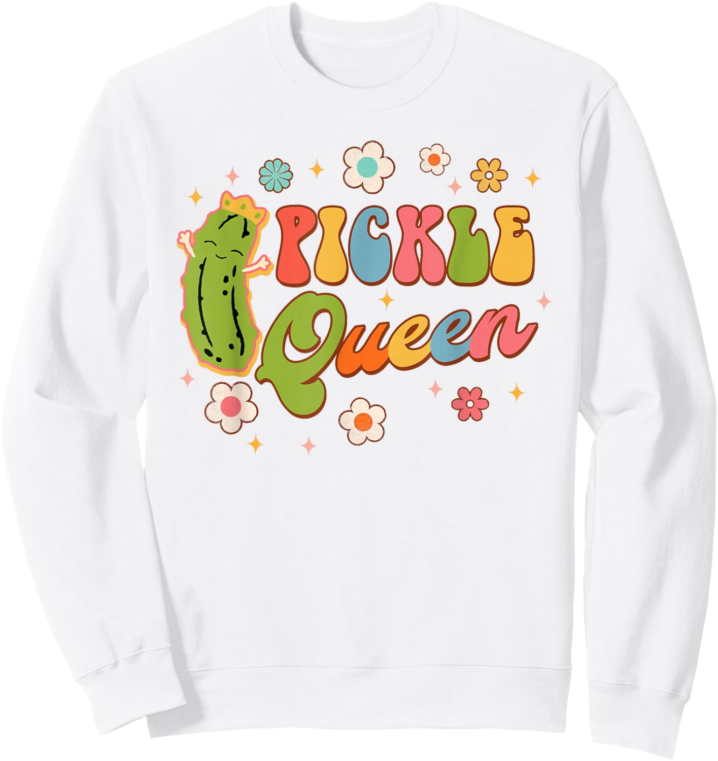 Pickle Queen Bridal Shower Bride To Be Bachelorette Matching Sweatshirt - Sweatshirt | White