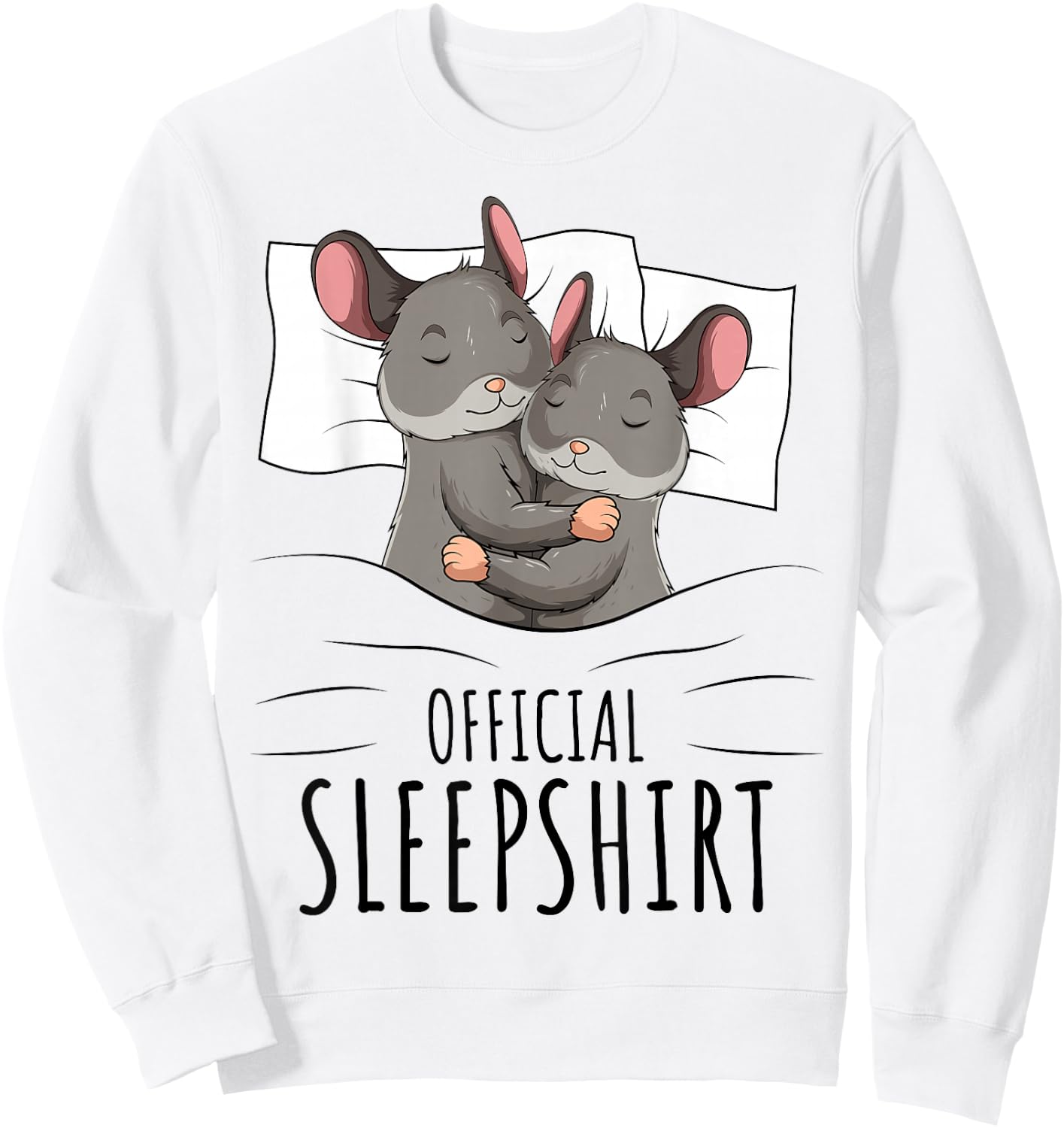 Chinchilla Official Sleepshirt Sweatshirt - Sweatshirt | White