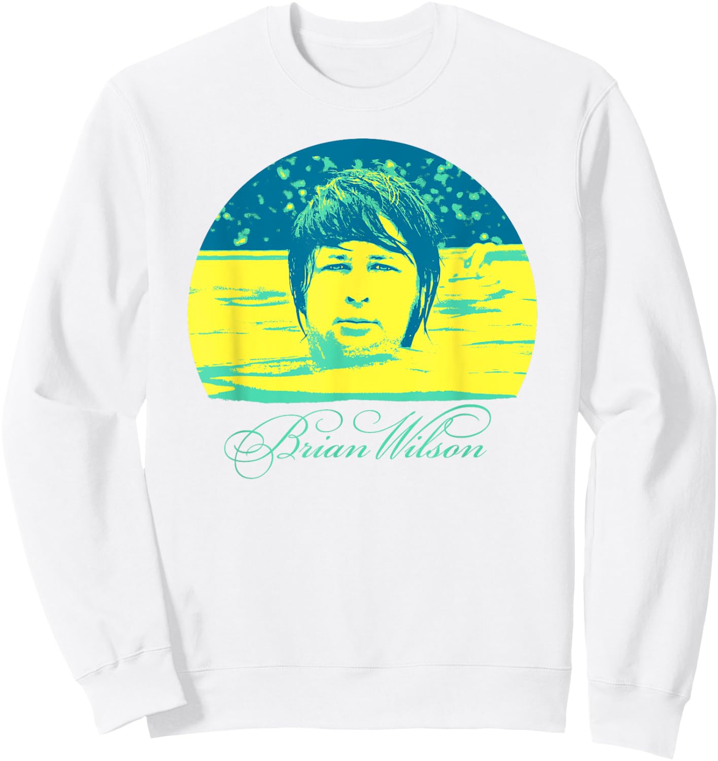 Brian Wilson – Head In Water Sweatshirt - Sweatshirt | White