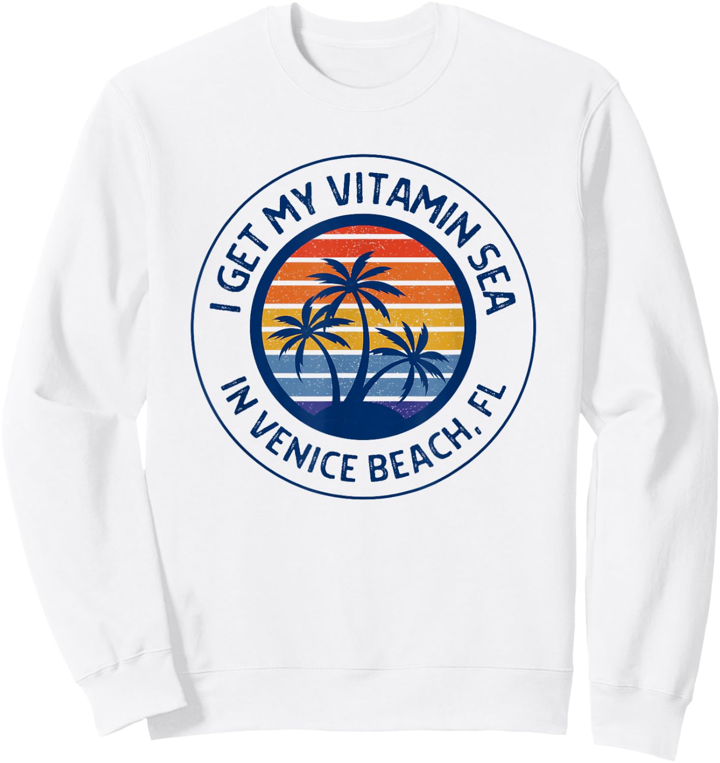 Venice Beach FL Venice Beach Vacation Venice Beach Florida Women Kids Sweatshirt - Sweatshirt | White