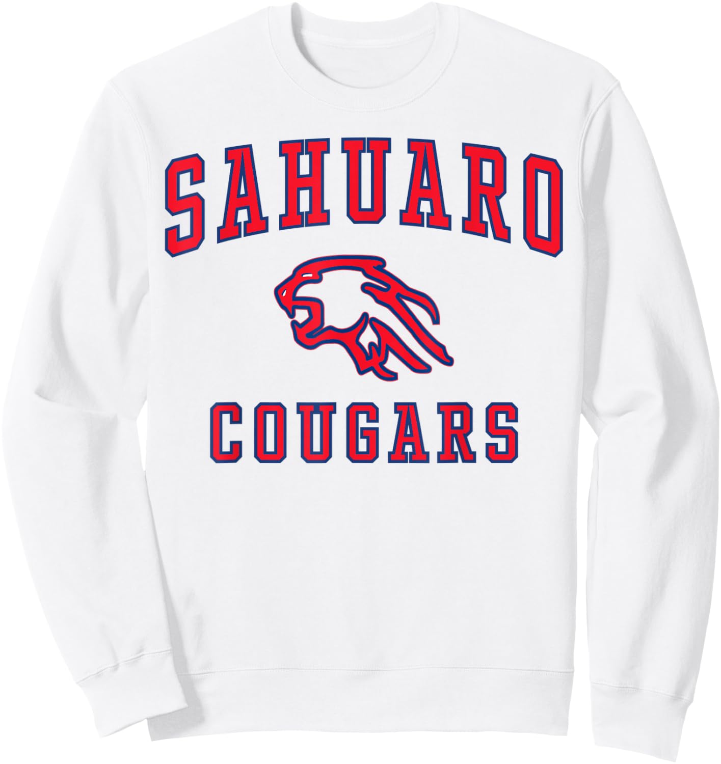 Sahuaro High School Cougars C1 Sweatshirt - Sweatshirt | White