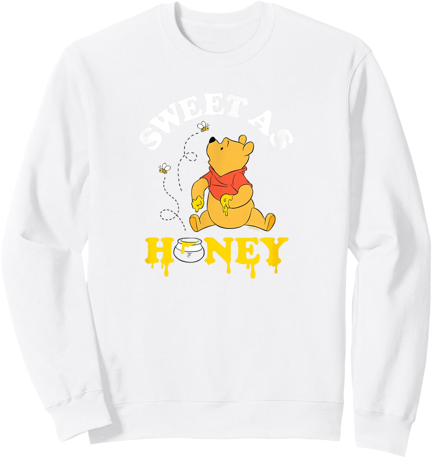 Winnie the Pooh - Sweet as Honey Sweatshirt - Sweatshirt | White
