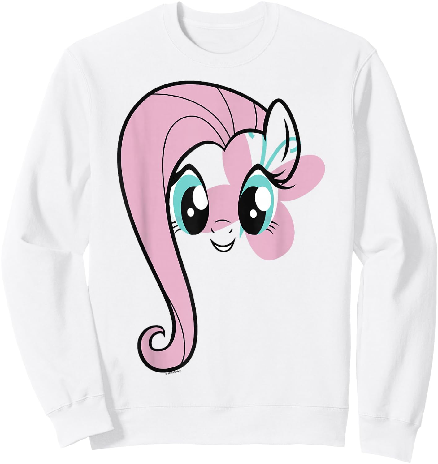 My Little Pony: Friendship is Magic Fluttershy Big Face Sweatshirt - Sweatshirt | White