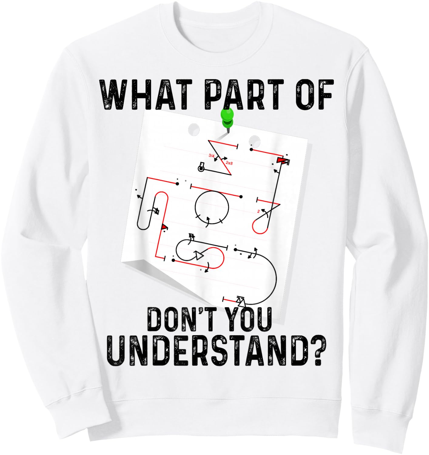 What Part Of Don't You Understand Aerobatic Aresti Figures Sweatshirt - Sweatshirt | White
