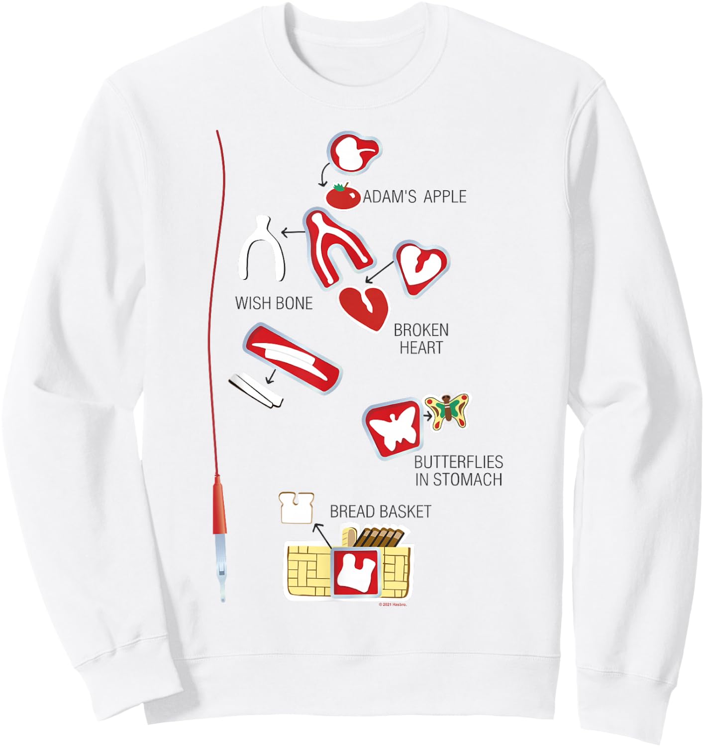 Operation Halloween Operation Costume Sweatshirt - Sweatshirt | White