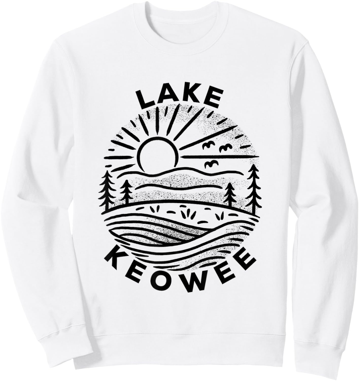Lake Keowee SC Sweatshirt - Sweatshirt | White