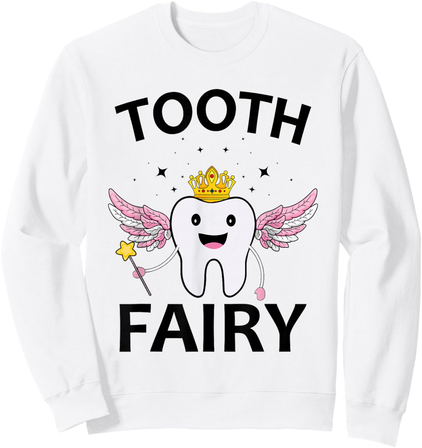 Tooth Fairy Halloween Costume Gift Girls Children Sweatshirt - Sweatshirt | White
