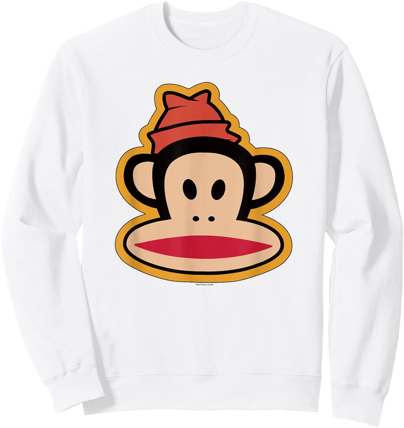 Paul Frank Julius Beanie Big Face Sweatshirt - Sweatshirt | White