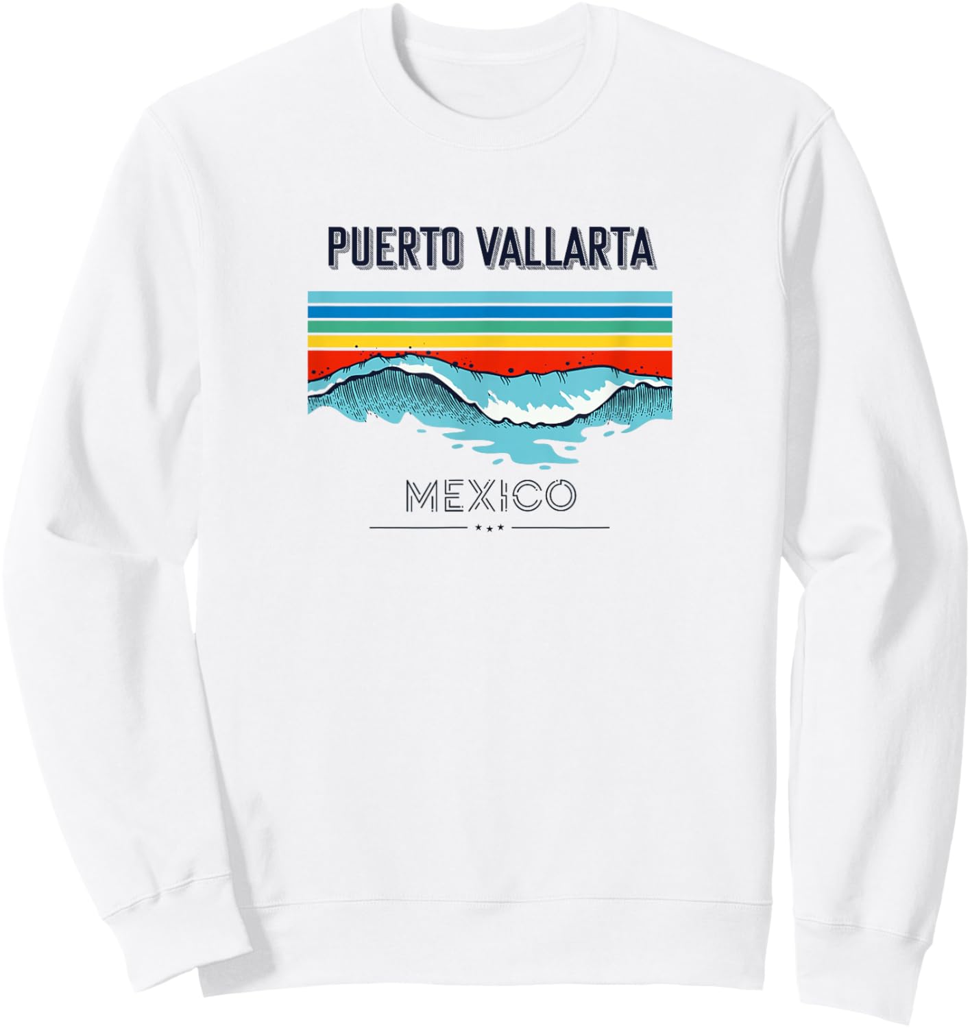 Puerto Vallarta Souvenir - Mexico Reminder Sweatshirt - Sweatshirt | White