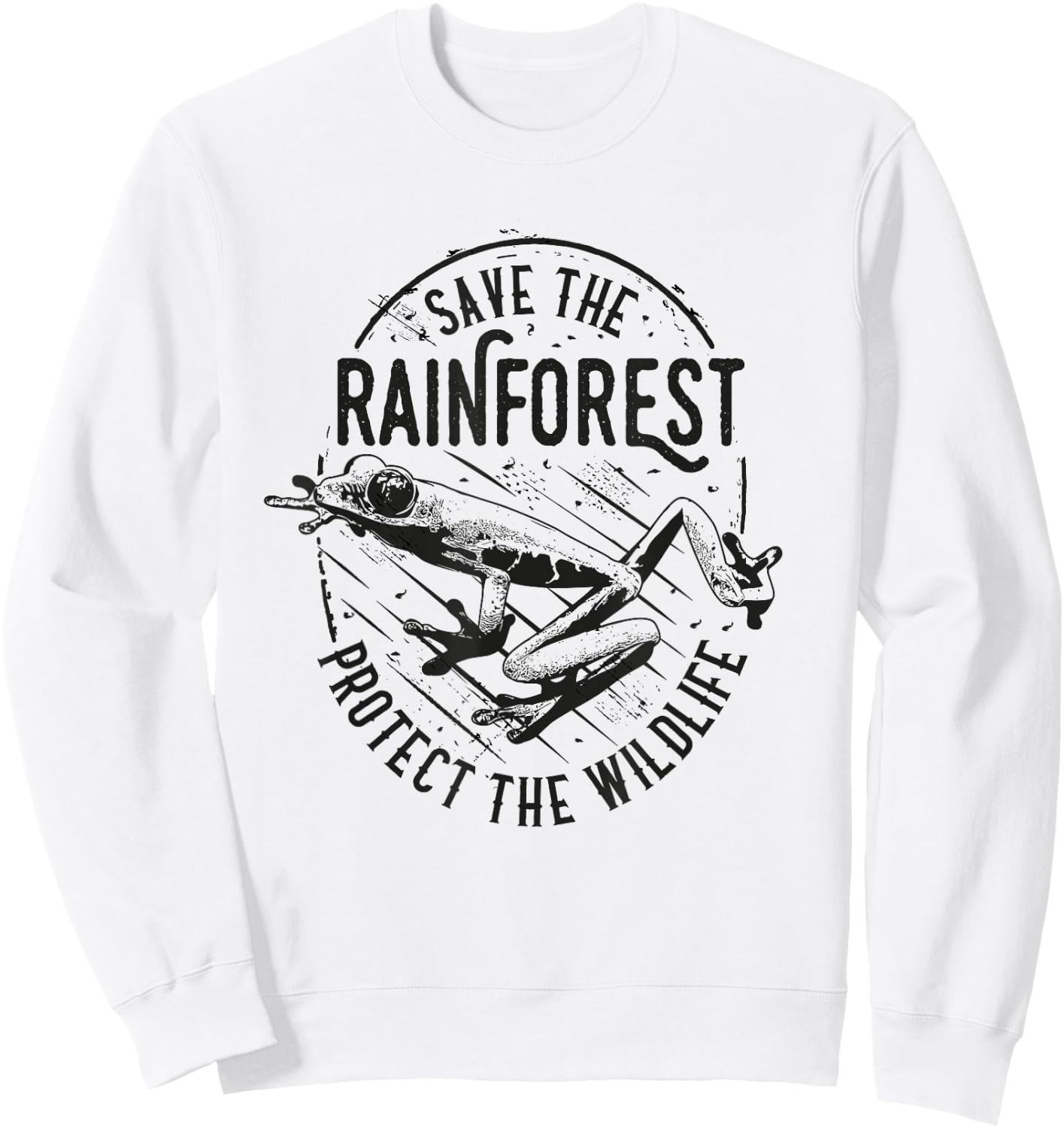 Save The Rainforest Shirt - Protect The Wildlife Sweatshirt - Sweatshirt | White