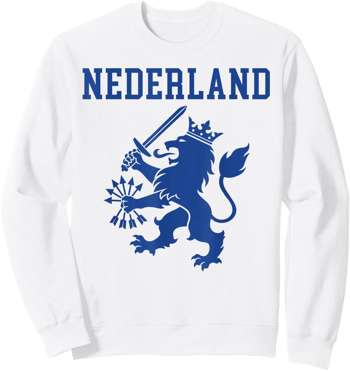 Holland Nederland Flag Dutch Lion Netherlands Pride Sweatshirt - Sweatshirt | White