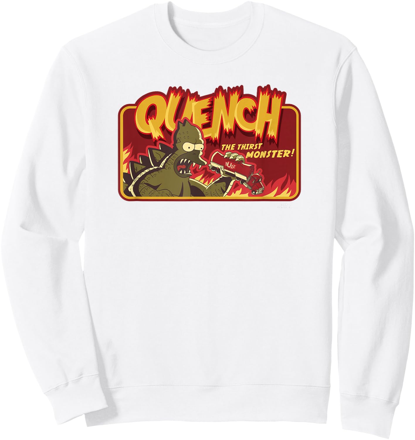 The Simpsons: Treehouse of Horror Halloween Quench Monster! Sweatshirt - Sweatshirt | White