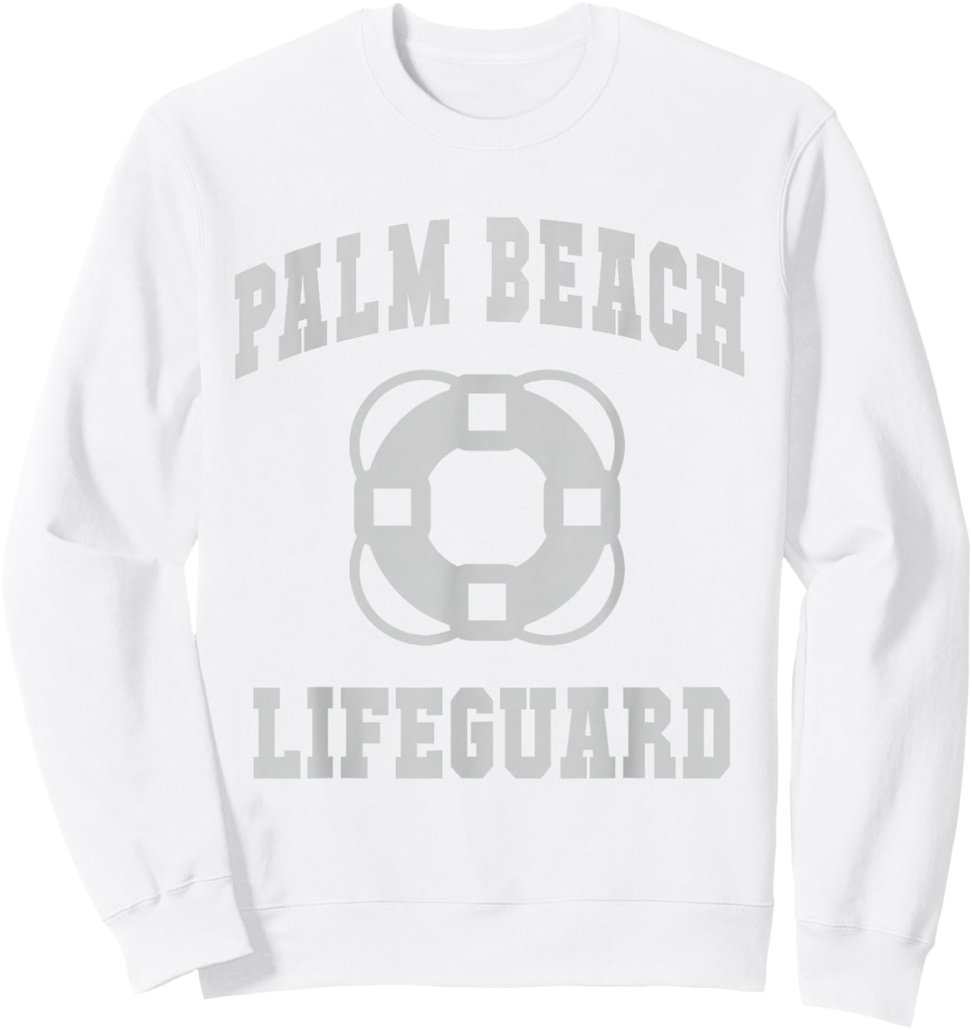 Funny PALM BEACH LIFEGUARDS Family Cruise Girls Trip Guy Sweatshirt - Sweatshirt | White