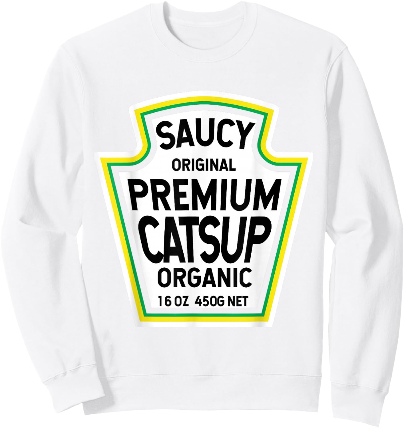 Ketchup Catsup Easy Halloween Costume Matching Group Sweatshirt - Sweatshirt | White