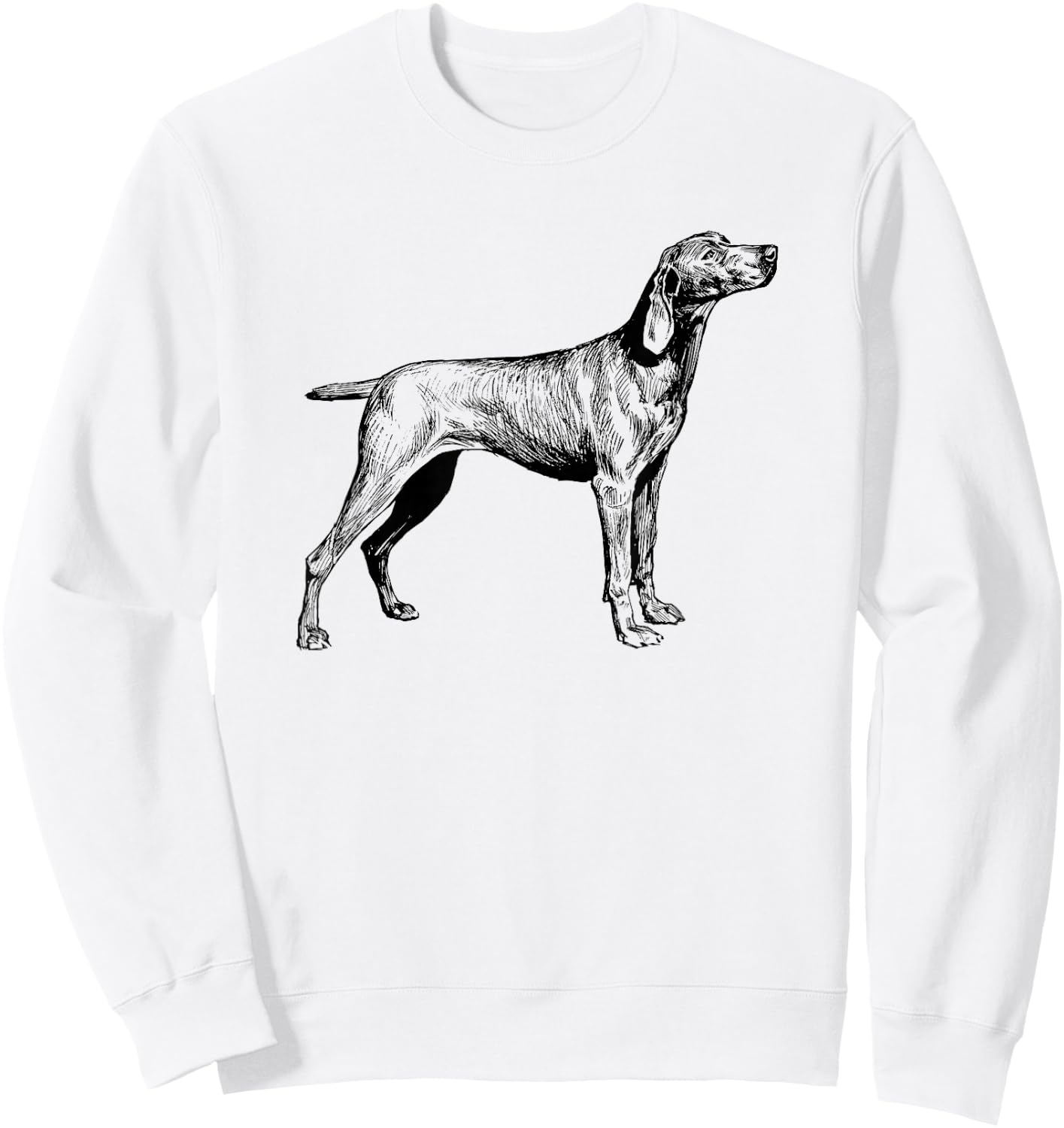 Weimaraner Sweatshirt - Sweatshirt | White
