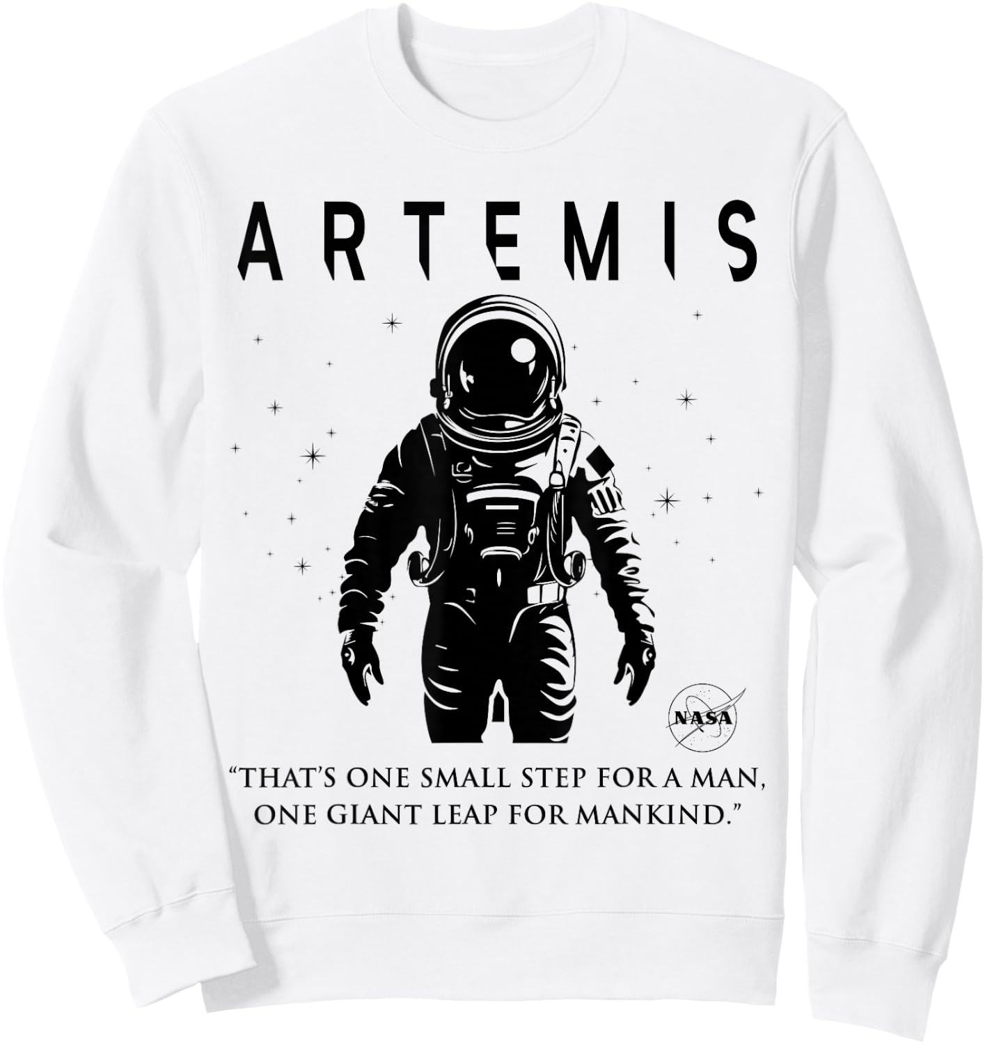 NASA Artemis Mission Astronaut Sweatshirt - Sweatshirt | White