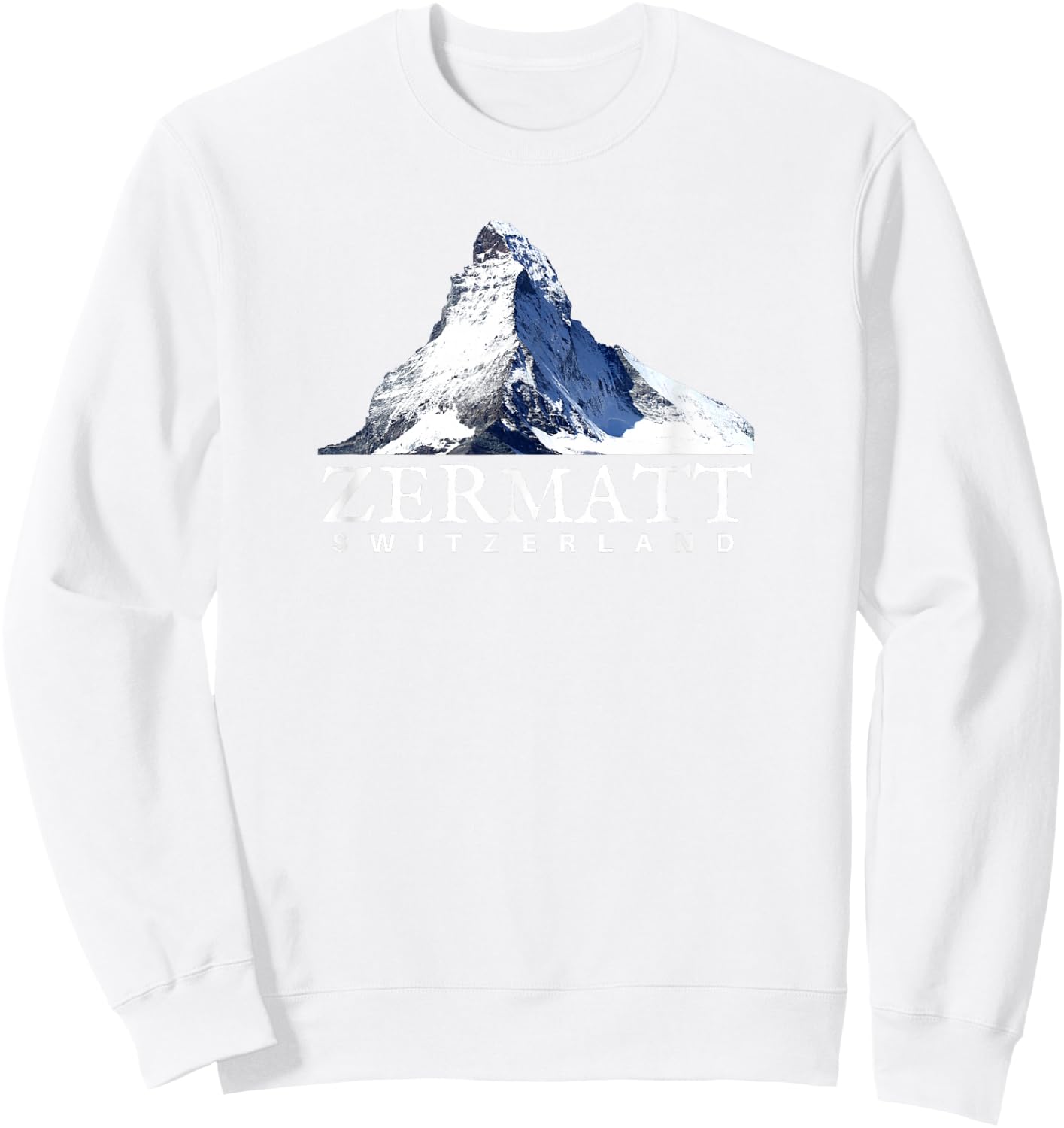Zermatt Switzerland Sweatshirt - Sweatshirt | White