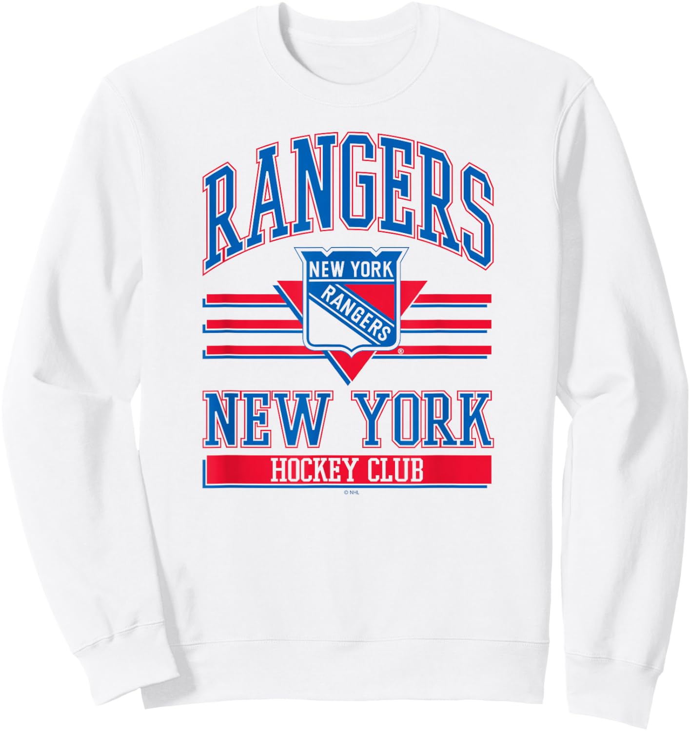 New York Rangers Hockey Club White Officially Licensed Sweatshirt - Sweatshirt | White