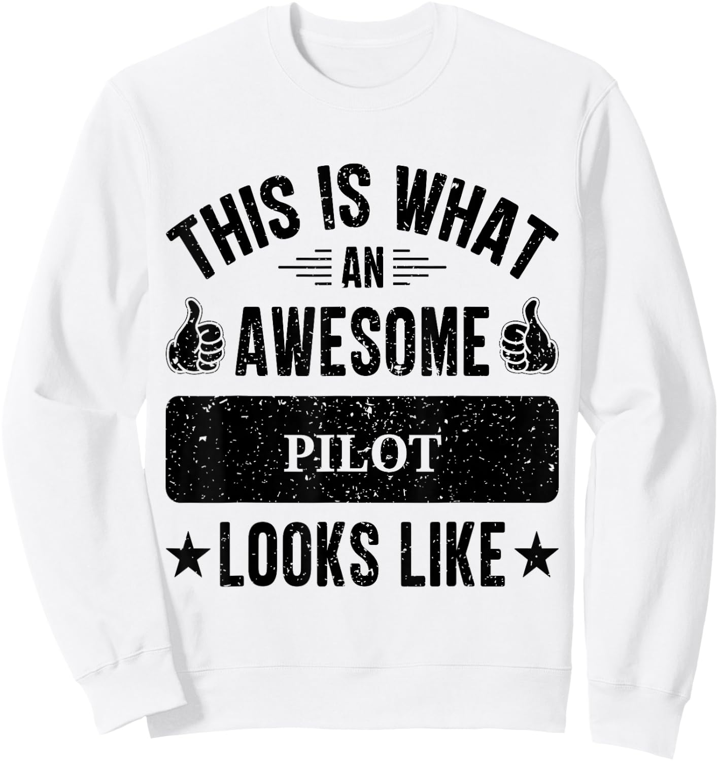 Pilot gifts funny quote Pilot Sweatshirt - Sweatshirt | White