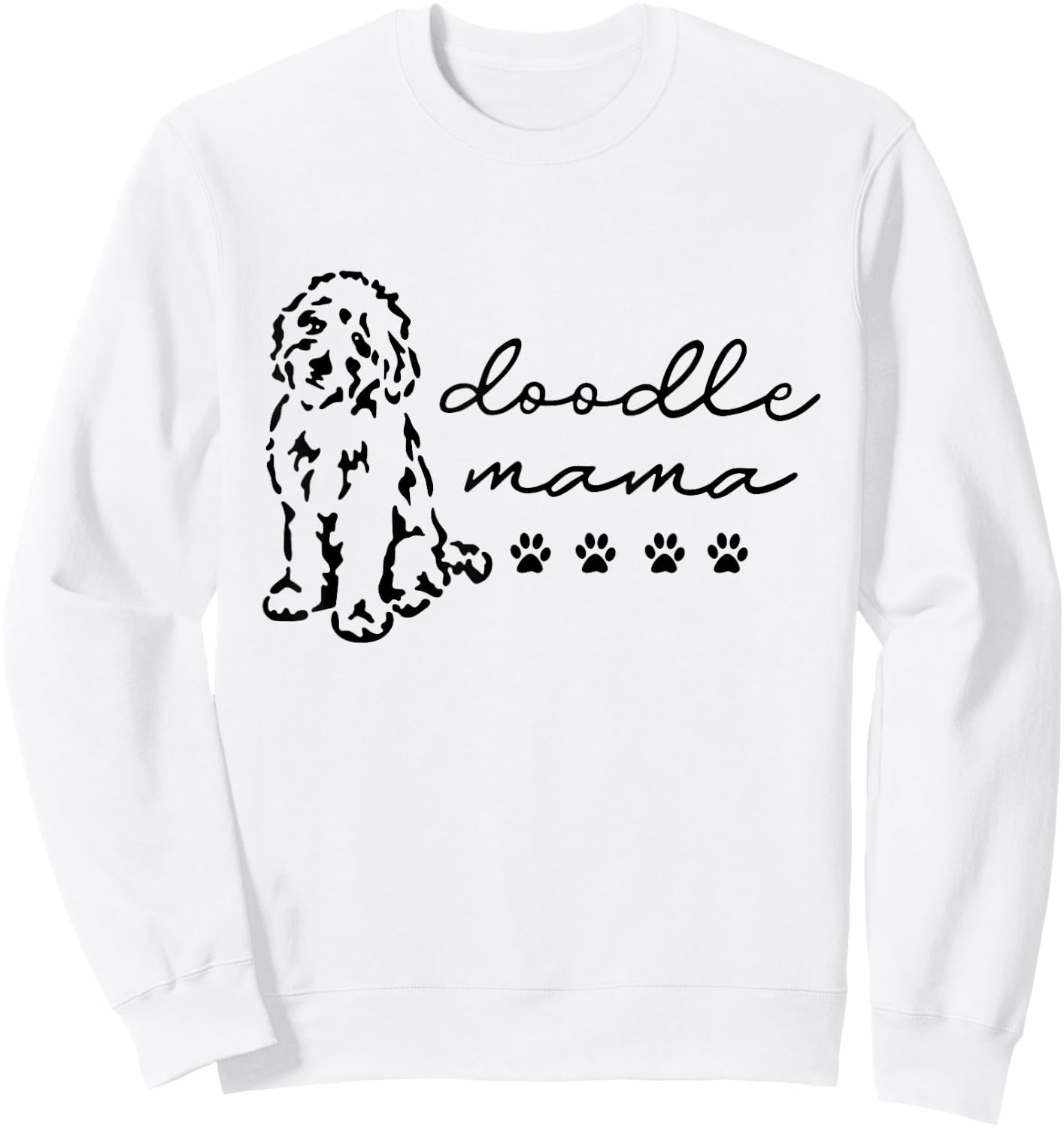 Doodle Mama Labradoodle Golden Gift Doodle Dog Lover Mom Sweatshirt - Sweatshirt | White
