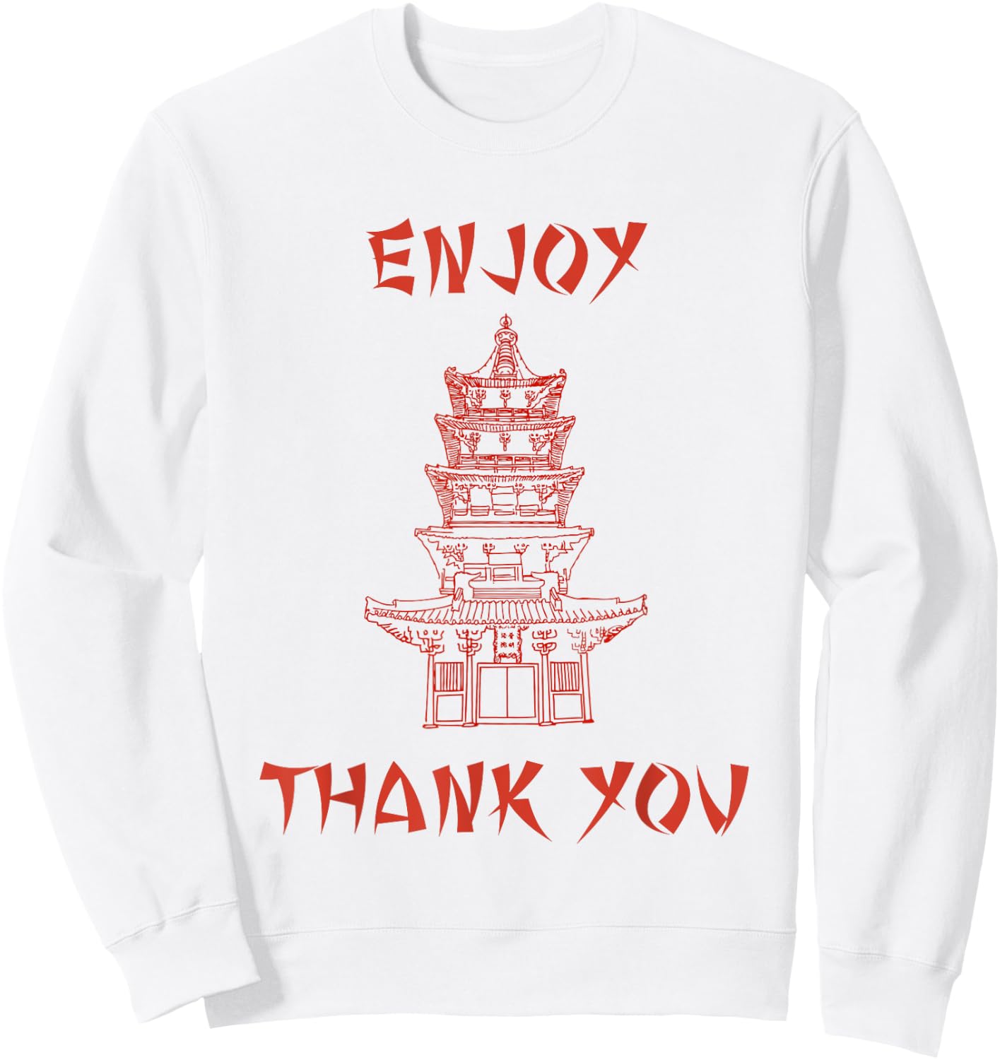 Chinese Food Take Out Box Costume T shirt Sweatshirt - Sweatshirt | White